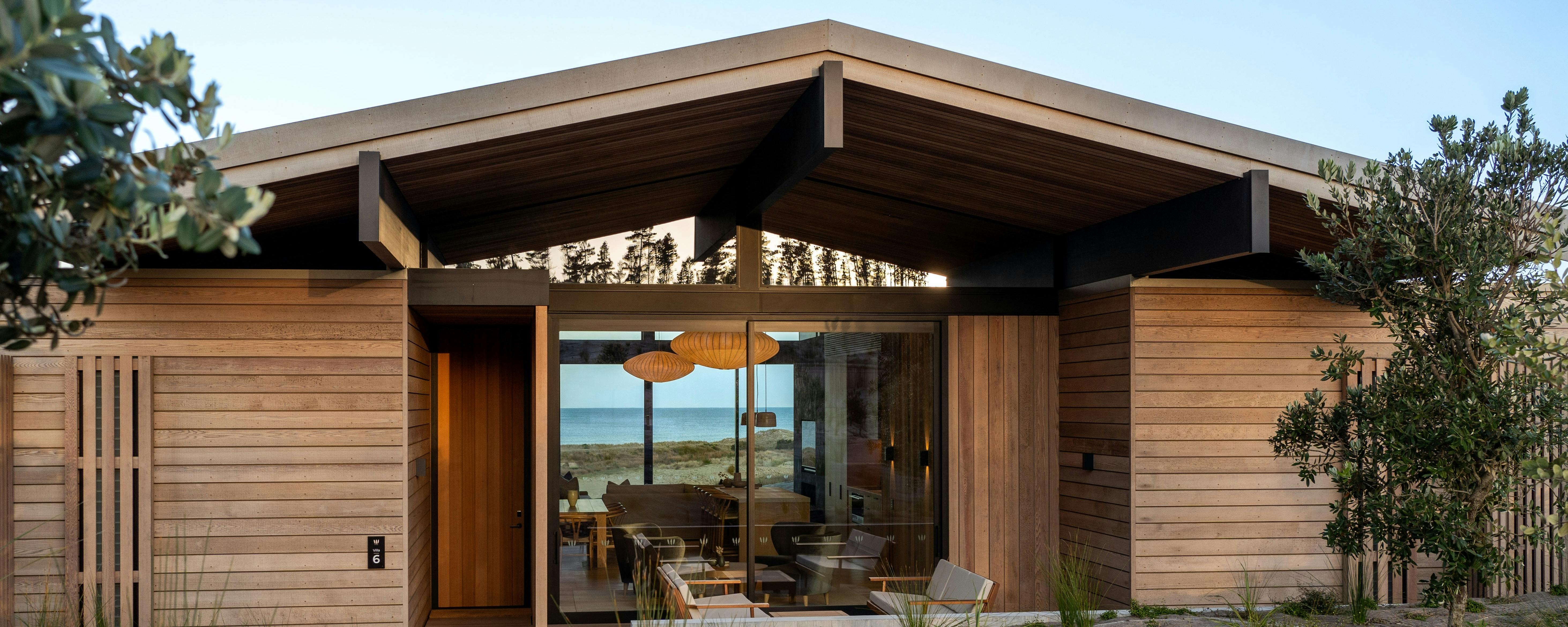 Te arai villa front