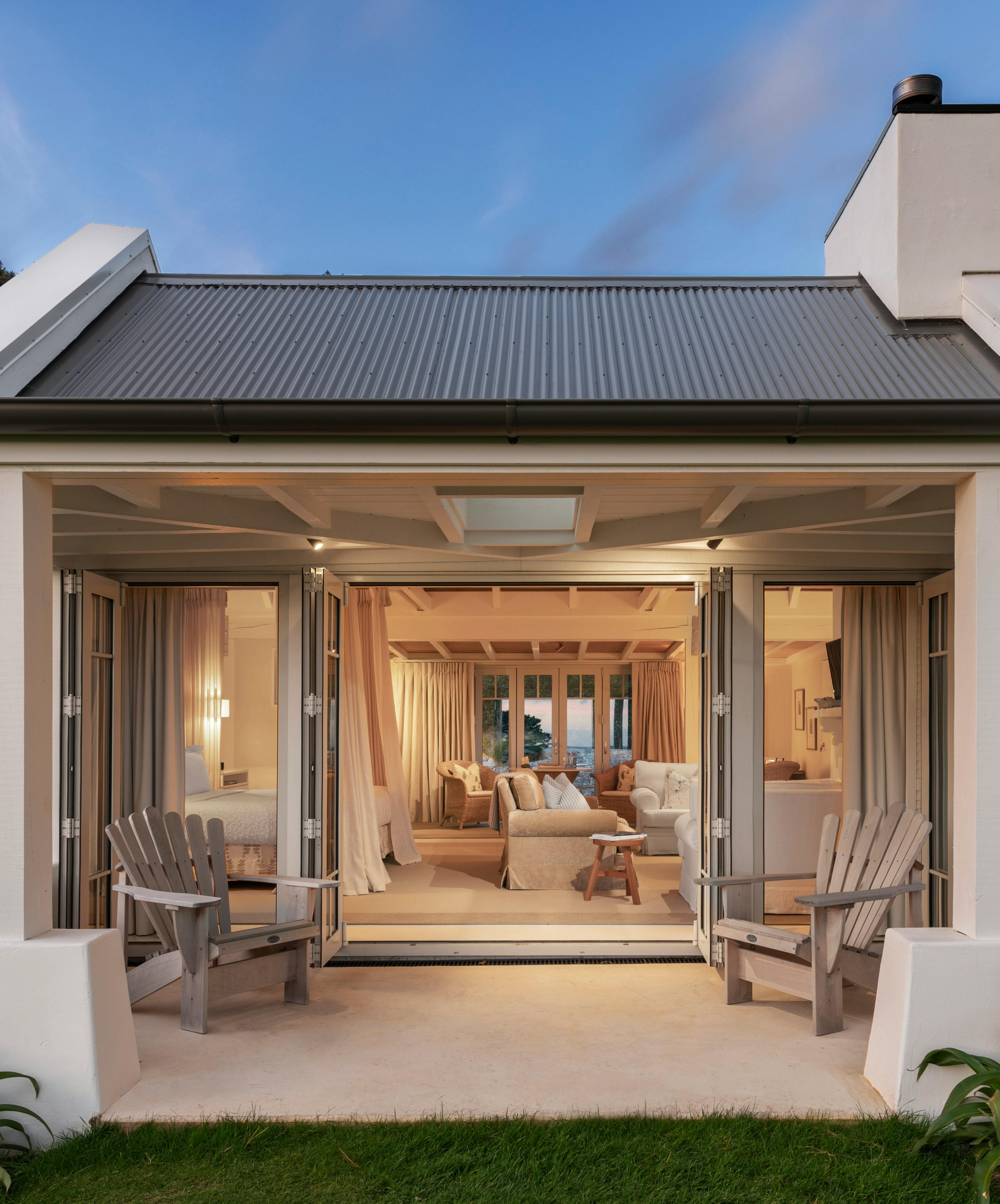 Wharekauhau cottage rear