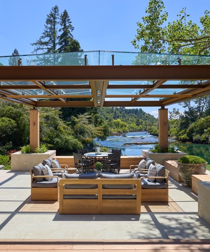 Huka riverside terrace