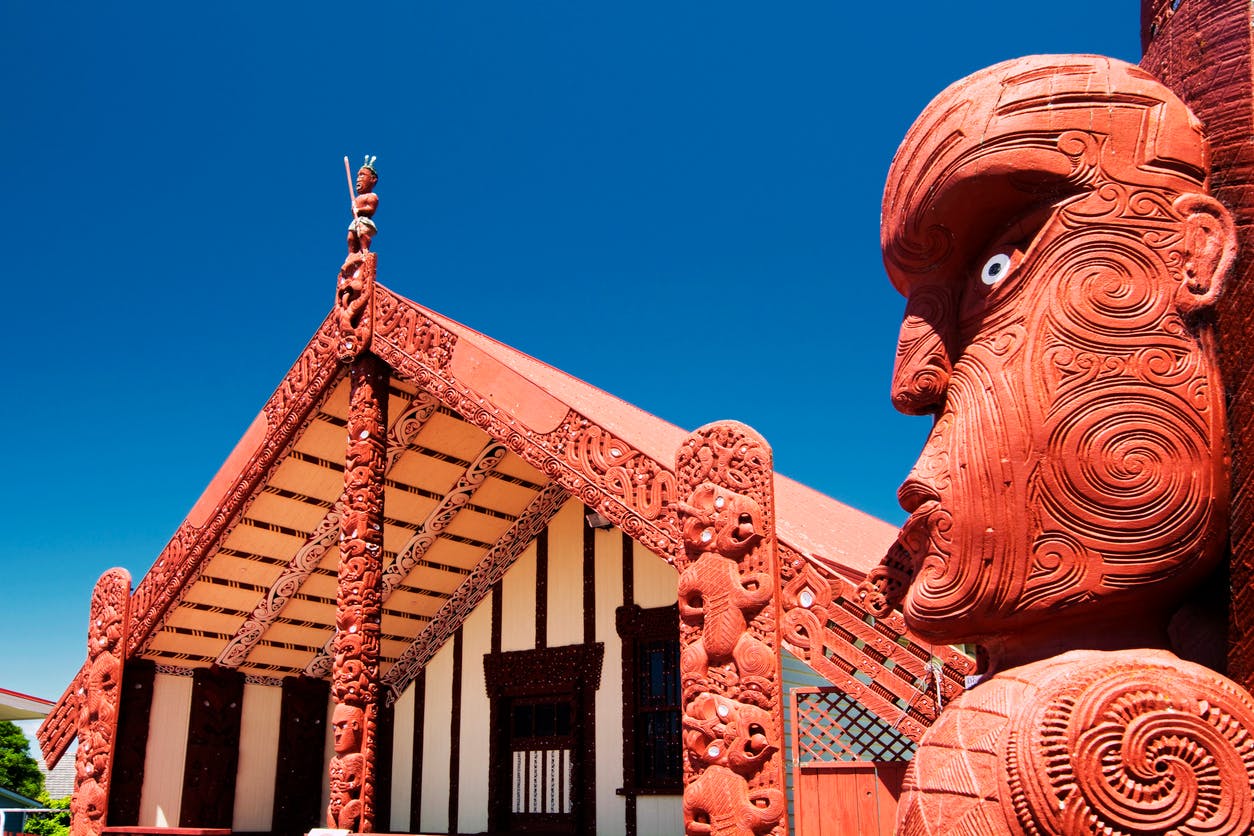 Rotorua tamatekapua meeting house ohinemutu village